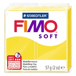 Fimo 8020-10 klei soft / limoengeel / 57 gram
