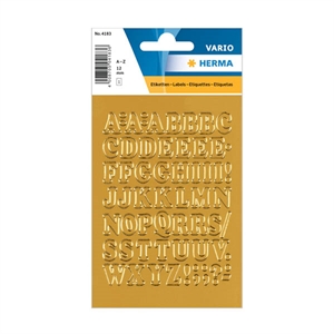 Herma 4183 A-Z etiketten / 12 mm / goud / 56 etiketten