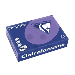 Clairefontaine papier / violet / A4 / 210 gr. / 250 vel