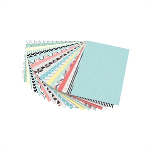 Folia 48449 designpapierblok / geometrie / 20 vel
