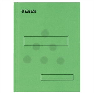 Esselte 71204 binnenmappen voor hangmappen / A4 / gerecycled karton / groen / 100 stuks