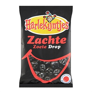 Harlekijndrop Zachte Zoete drop / 300 gram