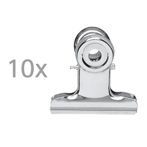 Maul 2175096 papierklem / 50 mm / staal / nikkel / 10 stuks