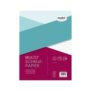 Multo 3007310120 ringbandpapier / A4 / gelinieerd / 80 grams / 23-rings / 100 vel