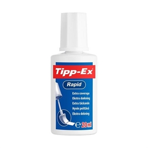 Tipp-Ex Rapid correctievloeistof / wit / 20 ml