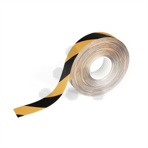 Durable Duraline vloermarkeringstape / zelfklevend / zwart/geel /30 meter