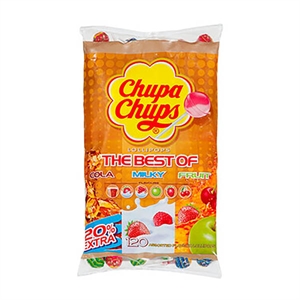 Chupa Chups The Best Of lolly's zak / 120 stuks