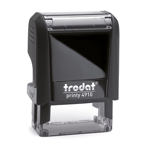Trodat Printy 4910 stempel personaliseerbaar / tekststempel / zwart
