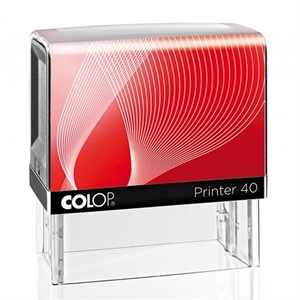 Colop printer 40 tekststempel personaliseerbaar / zwart