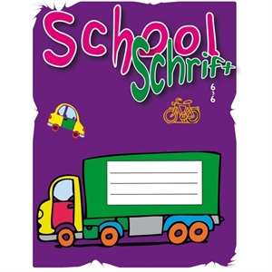 Kangaro K-5518 6-3-6 schriften / A5 / gelinieerd / diverse kleuren / 36 vel / 10 stuks