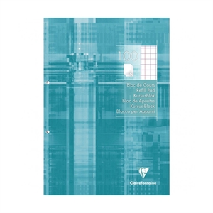 Clairefontaine 5810C cursusblok / A4 / geruit 10 mm / 90gr. / 100 vel