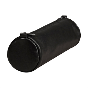 Clairefontaine Age etui / leder / rond / zwart / groot