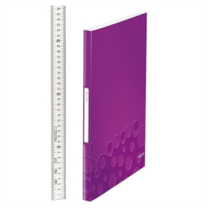 Leitz 4632 WOW showalbum / A4 / paars metallic / 40 insteekhoezen