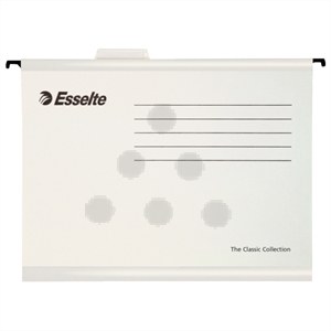 Esselte 90319 Classic versterkte hangmap / A4 / wit / 25 stuks