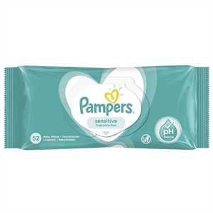 Pampers billendoekjes / Sensitive / 52 stuks