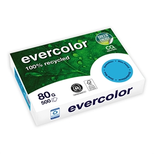 Clairefontaine Evercolor gerecycled papier / donkerblauw / A4 / 80 gr. / 500 vel