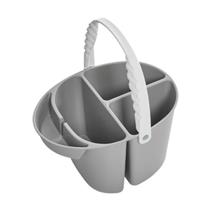 Deflecto multifunctionele verf emmer / kunststof / grijs