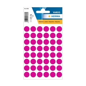 Herma 1856 markeringspunten / 13 mm / roze / 240 etiketten