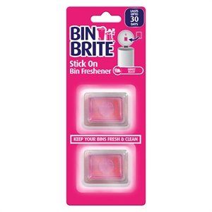 Bin Brite stick-on vuilnisbak verfrisser / Berry blast / 2 stuks