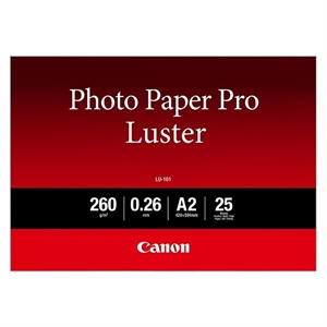 Canon LU-101 pro luster fotopapier / glanzend / A2 / 260 gr. / 25 vel