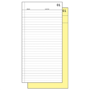 Sigel Expres orderboekje met carbon / 2-gaats / 2 x 50 vel