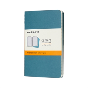 Moleskine IMCH011B44 pocket schrift / gelinieerd / 64 vel / 3 stuks