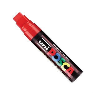 POSCA PC-17K verfmarker / rood / rechte punt / 15 mm