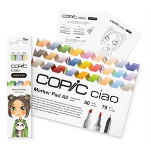 Copic Ciao Layer & Mix 3D starterset / Manga Natural / 5 stuks