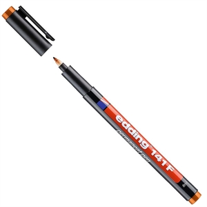 Edding 141F OHP marker / oranje / ronde punt / 0,6 mm