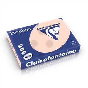 Clairefontaine papier / zalm / A4 / 120 gr. / 250 vel