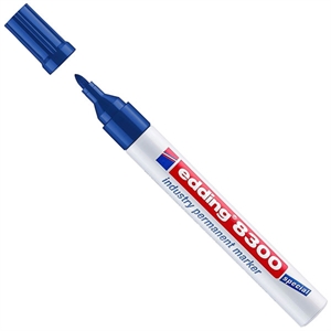 Edding 8300 industriële permanent marker / blauw / ronde punt / 1,5-3 mm