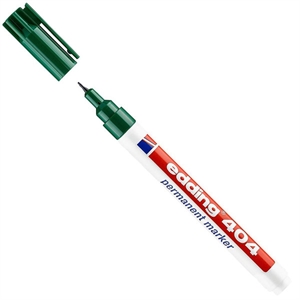 Edding 404 permanent marker / groen / ronde punt / 0,75 mm