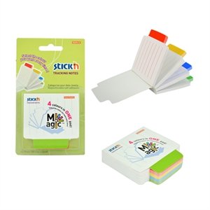 Stick'n bladwijzers / gelinieerd / 70,2 x 70,2 mm / assorti / 100 vel