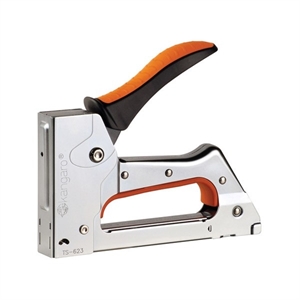 Kangaro K-7305167 TS-623/Z tacker / staal / aluminium & oranje