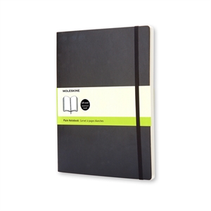 Moleskine IMQP623 XL notitieboek / zwart / blanco vellen