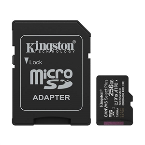 Kingston Canvas Select Plus Gen3 Micro SDXC geheugenkaart / inclusief adapter / 256GB