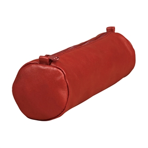 Clairefontaine Age etui / leder / rond / rood / groot