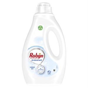 Robijn Vloeibaar Wasmiddel / Stralend Wit / 1000 ml / 20 wasbeurten