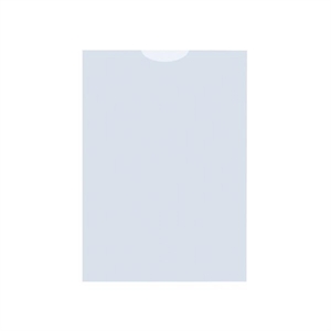 Durable 827619 zichtmap / A6 / polypropyleen / zelfklevend / transparant / 25 stuks