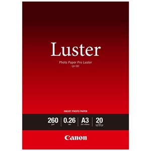 Canon LU-101 luster fotopapier / glanzend / A3 / 260 gr. / 20 vel