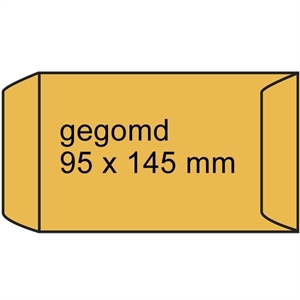 Raadhuis 305107 loonzakje / gegomd / 95 mm x 145 mm / 1000 stuks