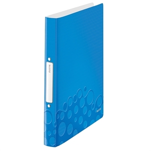 Leitz 4257 WOW ringband / A4 / plastic / 2 O-ringen / blauw metallic / 32mm