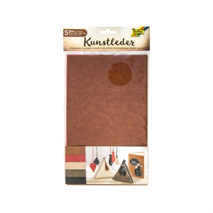 Folia 56549 kunstleer assorti / 5 vellen