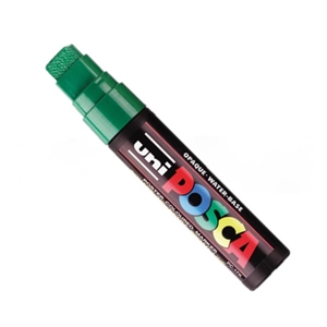 POSCA PC-17K verfmarker / donkergroen / rechte punt / 15 mm