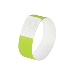Sigel super soft evenementenbandjes / neon groen / 120 stuks