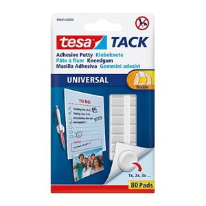 Tesa 59405-00000-00 Tack kleefgum / kneedgum / wit / niet-permanent / 80 stuks