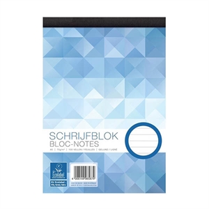 WORK 100058099 schrijfblok / A6 / gelinieerd / 70 gr. / 100 vel