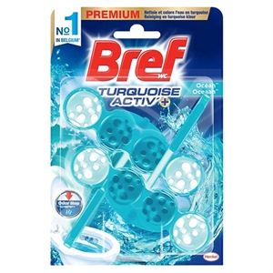 Bref Turquoise Activ Toiletblok / Ocean / 50 gram / 2 stuks