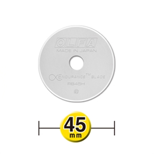 Olfa RB45H-1 roterend reservemes / 45 mm / 1 stuk