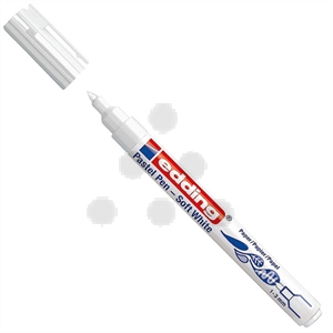 Edding 1500 pastelmarker / wit / semi-transparant / ronde punt / 1-3 mm